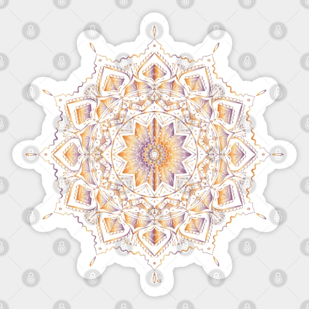 Elegant mandala Sticker by HagalArt